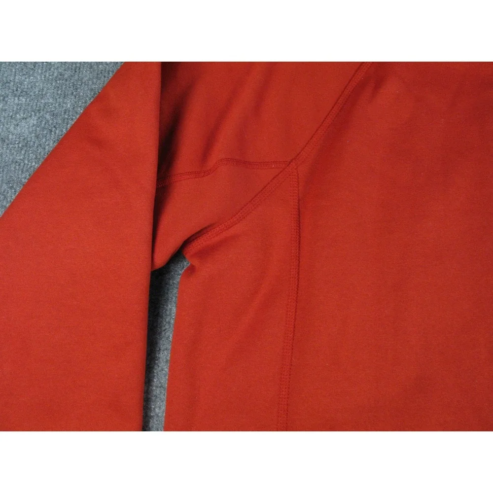 The North Face Mens XL Red Full Zip Fleece Jacket Smooth Face Soft Interior 2017